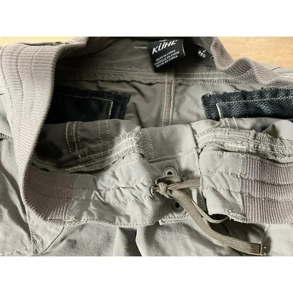 Kuhl Durango Pants Womens Gray Ruched Leg Hiking Nylon Outdoor Size 2 Regular - Picture 6 of 15
